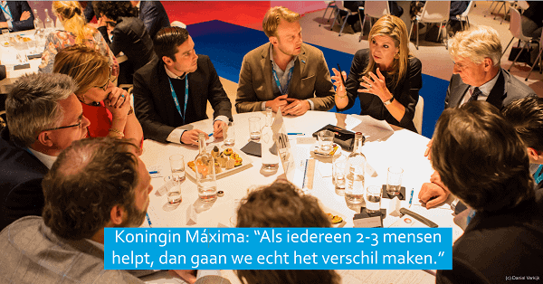 Koningin Máxima bij nlgroeit Jaarevent 2018